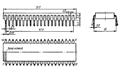 КР572ПА2Б микросхема фото 2 КР572ПА2Б микросхема фото 2