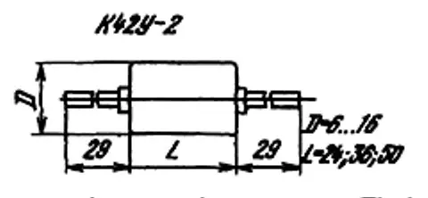К42У-2 500в 0.22 мкф фото 3 К42У-2 500в 0.22 мкф фото 3