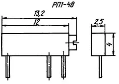 РП1-48 0.25вт 47 кОм фото 3