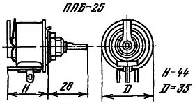 ППБ-25Г-25вт 6.8 кОм фото 3 ППБ-25Г-25вт 6.8 кОм фото 3