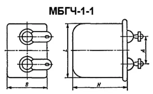 МБГЧ-1 1 750в 1 мкф фото 2