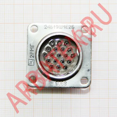 2РМГ24Б19Ш1Е2Б вилка Разъемы 2РМ, 2РМТ, 2РМГ, 2РМДТ, ОНЦ-РГ фото фото 5