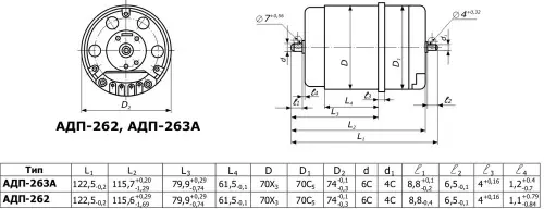 АДП-263 электродвигатель фото 3