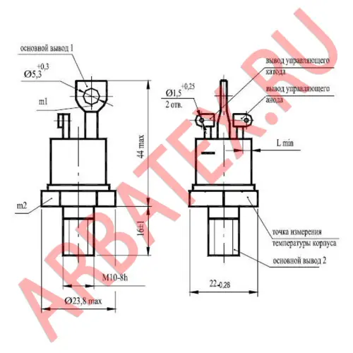 ТСО142-40-9 тиристор фото 3 ТСО142-40-9 тиристор фото 3