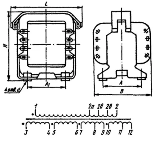 ТН50-220-400В трансформатор фото 3