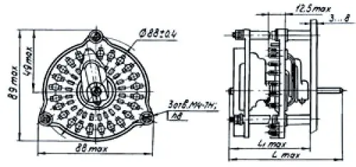 ПЩ-24П1Н1 переключатель щеточный фото 7