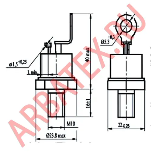 ТЗ142-80-11 тиристор фото 3 ТЗ142-80-11 тиристор фото 3