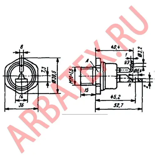 Т15-100-11-424 тиристор фото 3