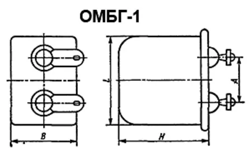 ОМБГ-1 400в 2 мкф фото 3 ОМБГ-1 400в 2 мкф фото 3