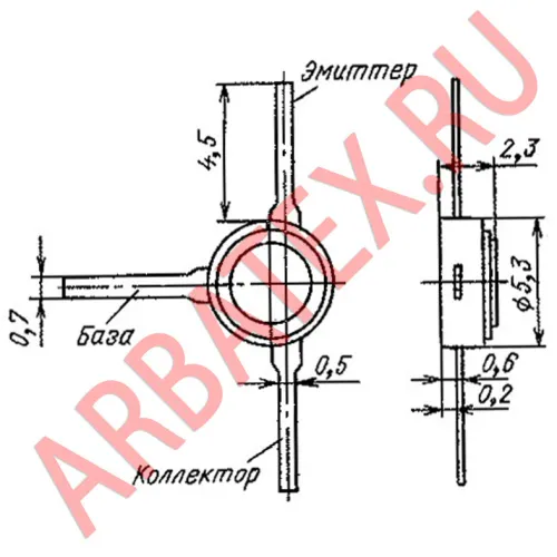 1Т383А2 транзистор фото 3 1Т383А2 транзистор фото 3