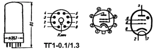 ТГ1-0.1/1.3 тиратрон фото 3 ТГ1-0.1/1.3 тиратрон фото 3