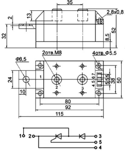 МТД-250-15 силовой модуль фото 3